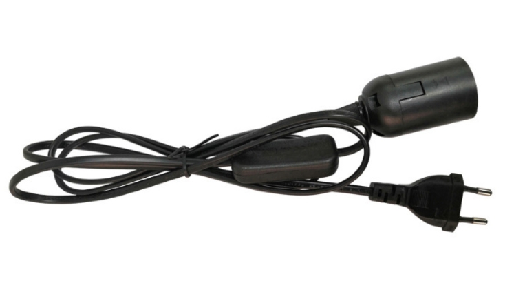 E27 Lampholder with EU plug from_Lynne E27 Lampholder with EU plug from_Lynne