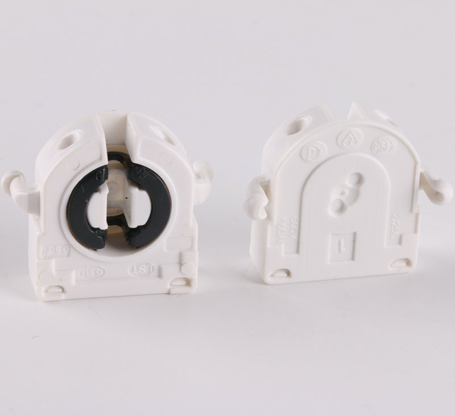 PC Flame Retardant Lamp Holder T8 Aging Lamp Bracket Wholesale