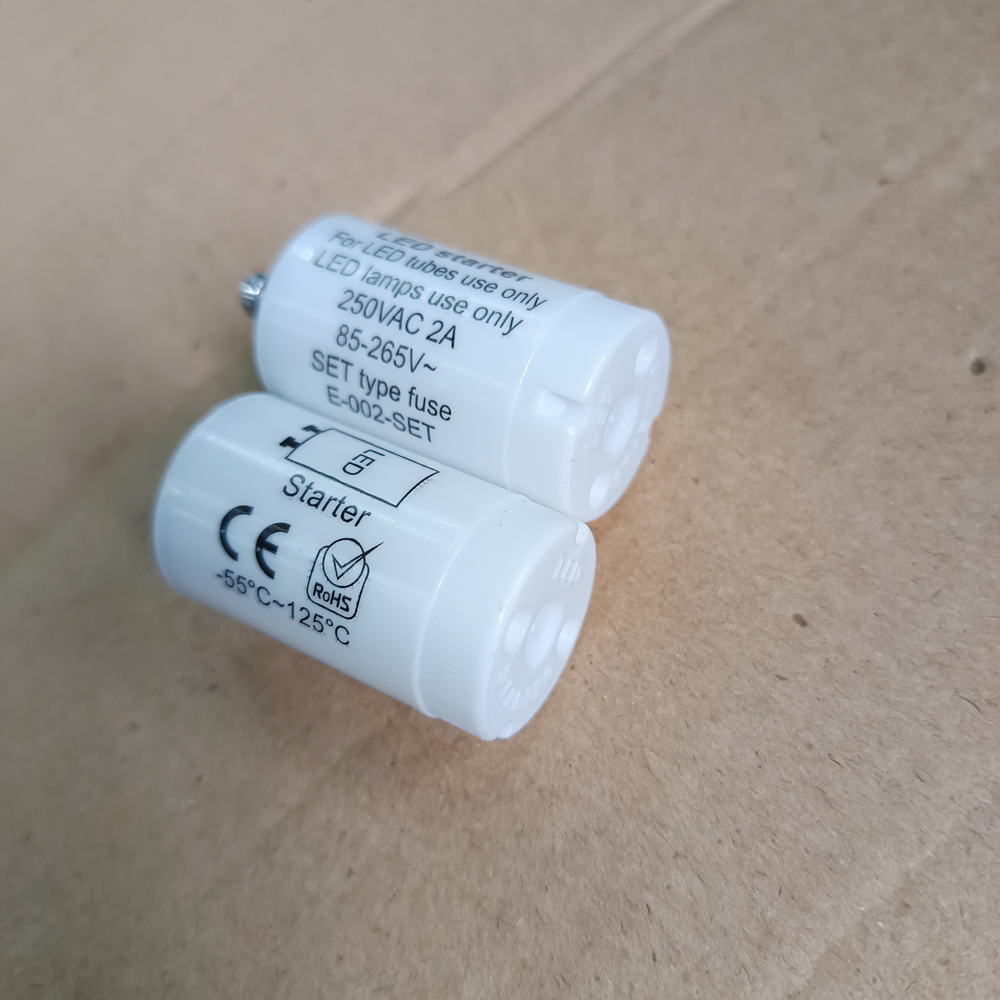 Led Starter with Fuse inside 250V 1A for T8 Led Lamp