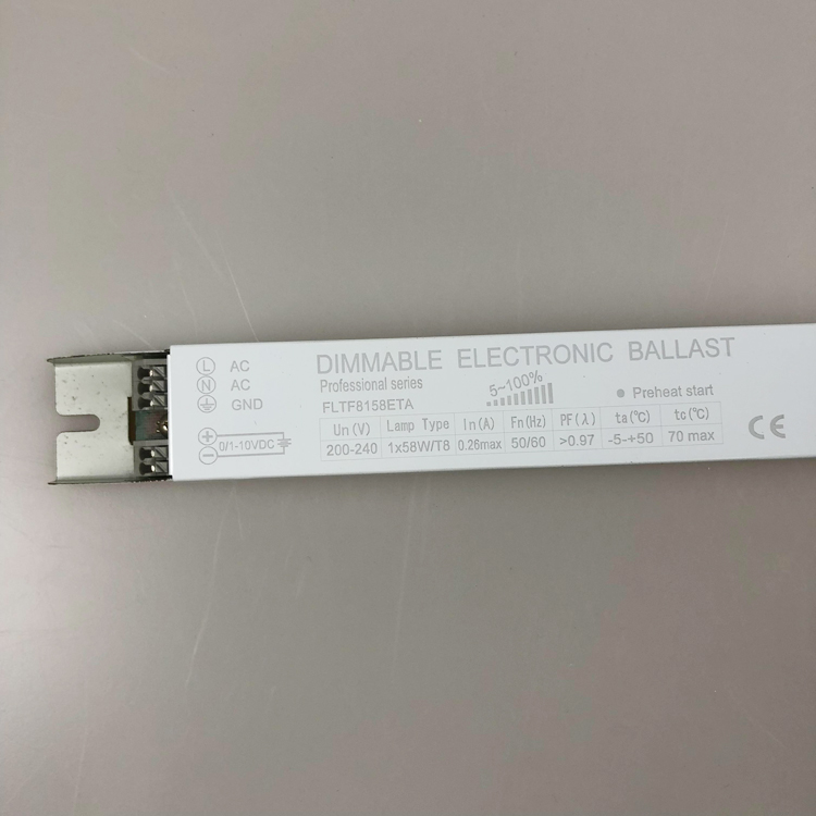 1-10V Electronic Ballast 58w Dimming 220-240V Dimmable Ballast T8