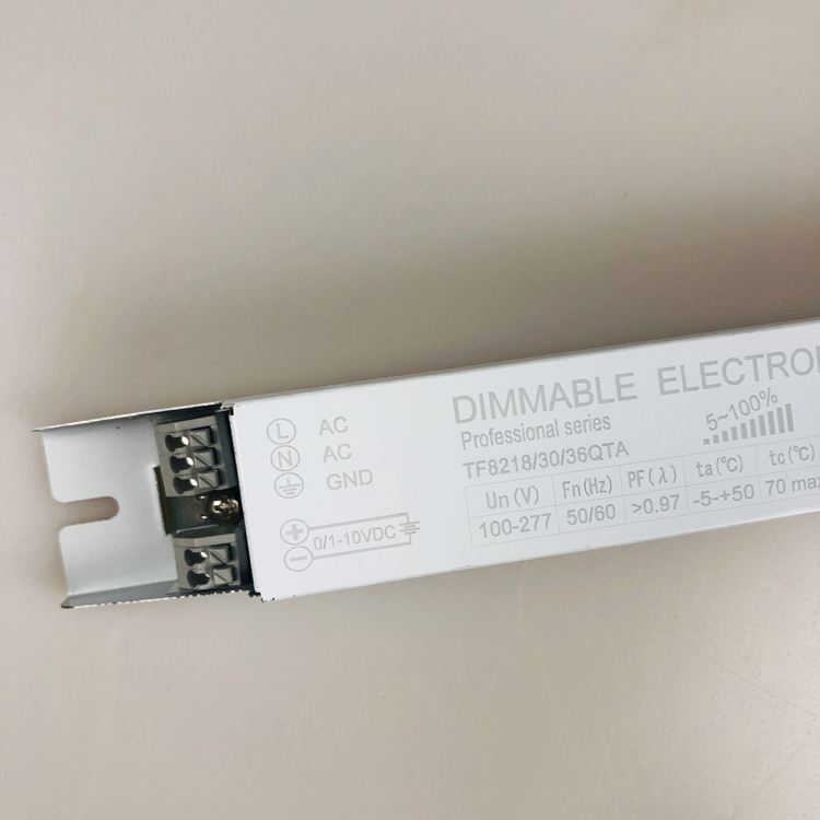 0-10v Dimming Electronic Ballast 2x36 110-277V Dimmable Ballast T8