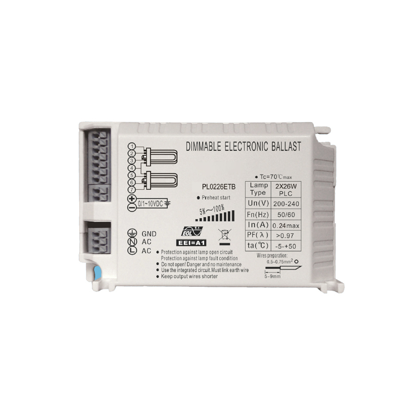 Electronic Ballast 2x26 Dimming Pl Dimmable Ballast 0-10v/1-10v