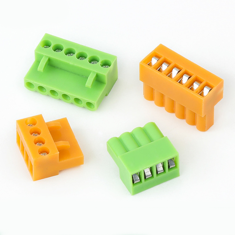 3.96MM Plug-in PCB Terminal Block HT396-3.96MM Orange Male And Female Plug-in Connector Set V/R