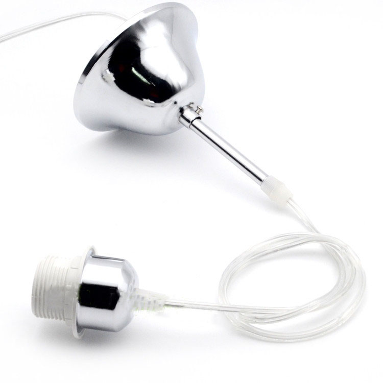 Hanging Wire Hanging Clock Dining Chandelier Lamp Holder Retro Restaurant Clothing Shop Decoration Lighting Lamp Accessories