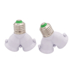 Wholesale E27 to 2E27 Lamp Holder One Point Two Lamp Holder Twin Lamp Socket E27 to Double Head