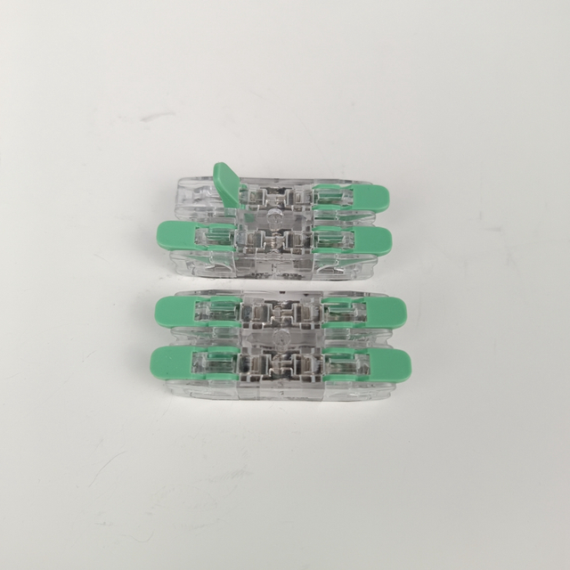 DIY 32A big current reusable lever nut UL listed fast connector 2 in 2 out 2 way wire connector