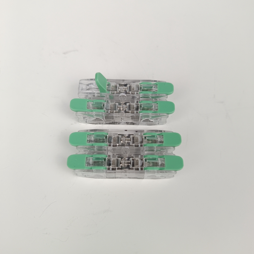 DIY 32A big current reusable lever nut UL listed fast connector 2 in 2 out 2 way wire connector
