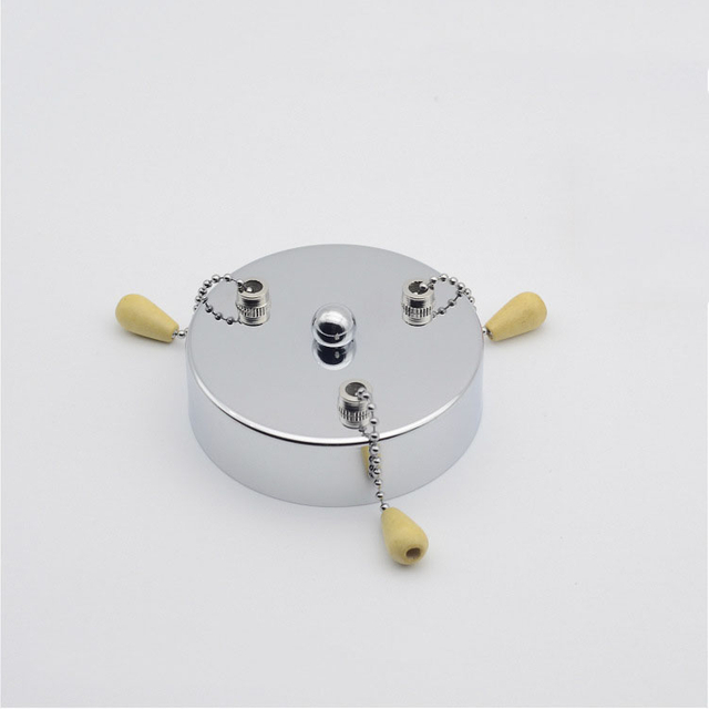 Straight-edge Ceiling Tray with Pull-wire Switch Single and Double Control Clothing Lighting Shop Switch Lighting Accessories