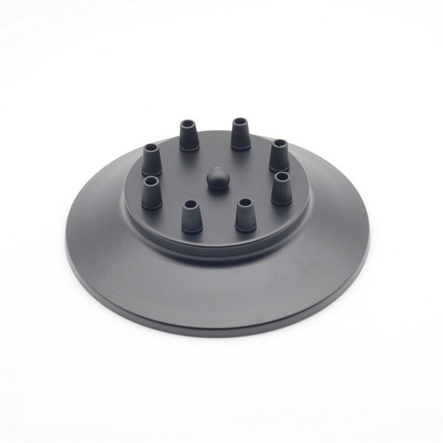 Restaurant Ceiling Lamp Perforated Locking Buckle Ceiling Plate Base Straight Side Disc Lighting Fittings