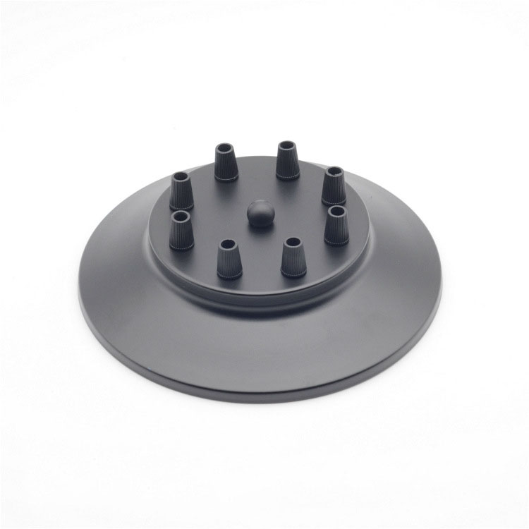 Restaurant Ceiling Lamp Perforated Locking Buckle Ceiling Plate Base Straight Side Disc Lighting Fittings