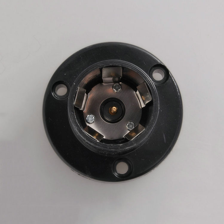 E27 In-line Five-claw Aging test Lamp Holder E27 Black Wall Lamp Holder E27 Display Stand Light Socket