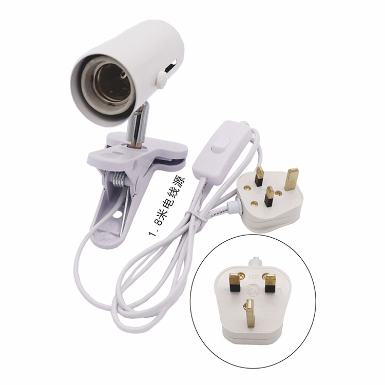 Reptile Lamp Holder Turtle Light Snake Lizard Ceramic 360 Degree Sun Lamp UVB Lamp Clip