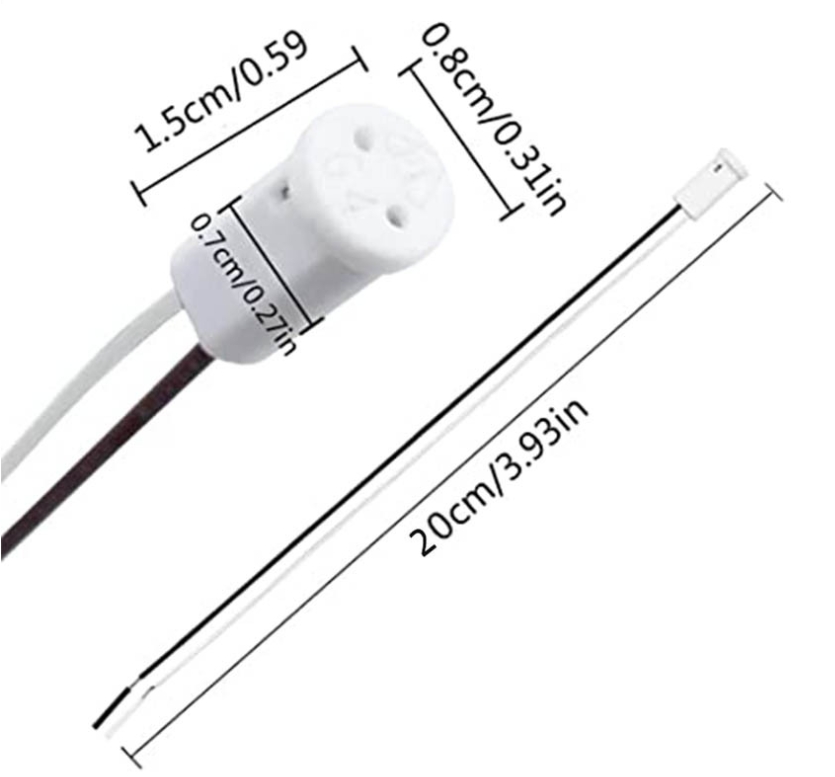 High Quality Lamp Socket Base G4 Aging Ceramic Lamp Holder