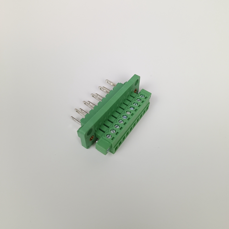 Replace Phoenix MC1.5 Through Wall Male And Female 3.81mm Pitch Pluggable Terminal Block with Flange