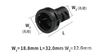 Straight Sheath Compatible with 4-pin and 6-pin Circular Automotive Connectors Wire Harness Connector Snap-in 965785 1 Connector