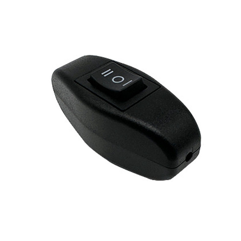 301 Inline Cord Switch 3 Way Rocker Switch with LED 4A 240V ON-OFF-ON for Bedside Lamps & Home Appliances