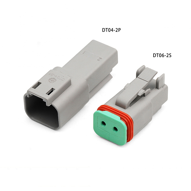 DT06-2S/DT04-2P Is Suitable for the Waterproof Plug of the Connection Connector for the Heavy Truck Nozzle Plug-in Vehicle Lamp
