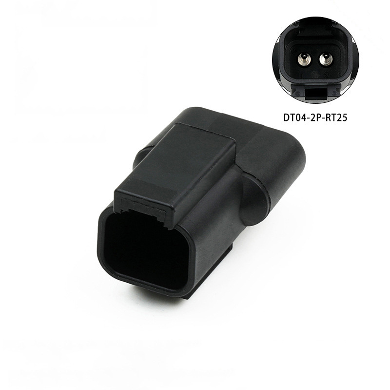 DT04-2P-RT25 Automotive Connector with Resistor Male Terminal Cover for 2-pin Application Power Signal Plug