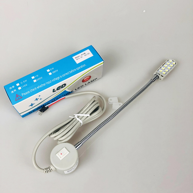 DC3.3V Sewing Machine Led Light 10led Sewing Machine Work Lights with Goose Neck