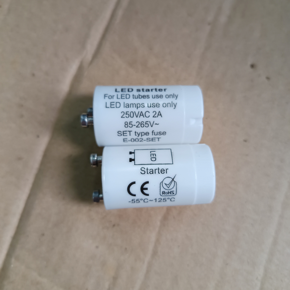 Led Starter with Fuse inside 250V 1A for T8 Led Lamp