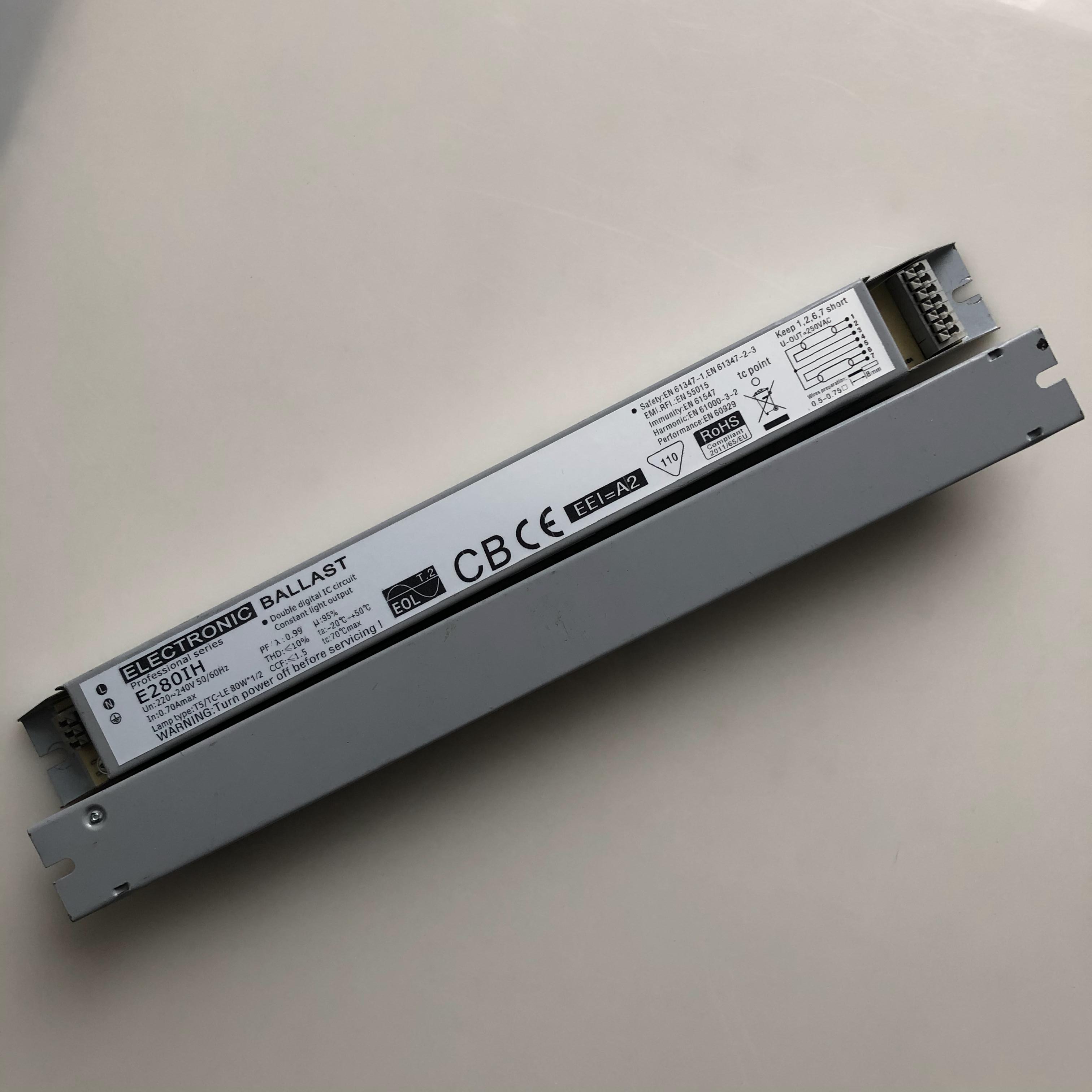 220-240V 2x80W Fluorescent Lamp Electronic Ballast