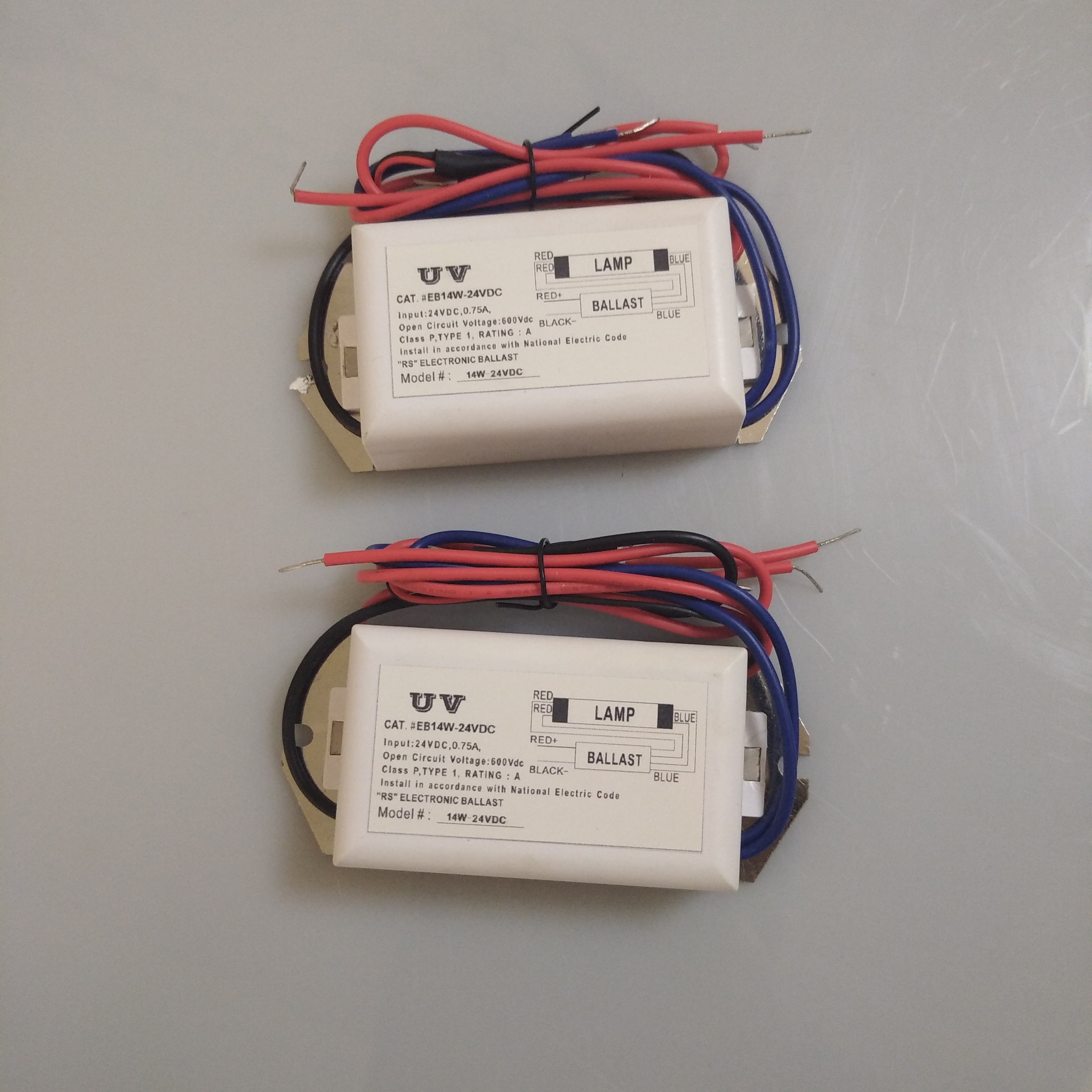 DC24V 14W Electronic Ballast for Uv Lamp Size 107*46*28MM