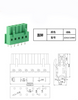 2EDGA-5.08mm 2EDGB-5.08mm Plug-in Board To Board Soldering PCB Wiring Terminal Straight Bent Pin Plug Green Connector