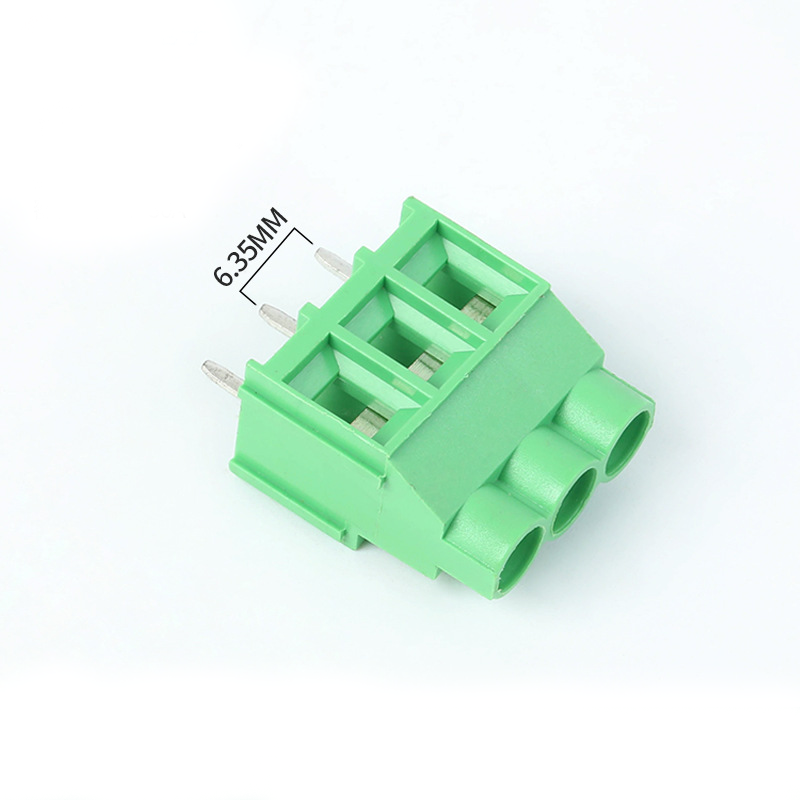 6.35 Screw Terminal Block KF635-6.35MM DG636-6.35 PCB Terminal Block High Current Terminal 2P 3P Can Be Spliced