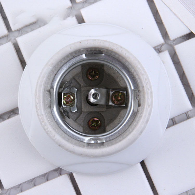 Suspended E27 Screw Base Lamp Holder Ceramic Threaded Lighting Chandelier E27 Base