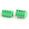 127S-3.5mm 3.81mm 45 Degree Wiring Screw PCB Terminal Block Copper Environmentally Friendly Solder Plate 127S Connector