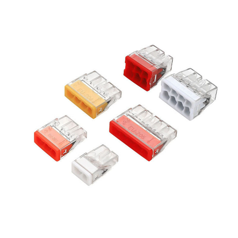 EU series quick connect terminal wire connector quick plug connector LED lamp terminal junction box wire connector