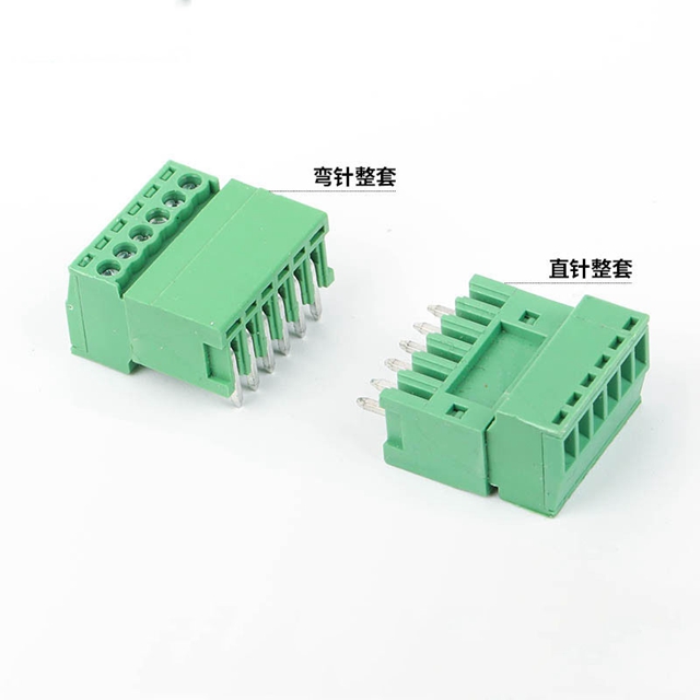 2EDG-2.54MM Small Spacing Plug-in Terminal Block Screw Wiring PCB Soldering Board Straight Needle Bent Needle Complete Set