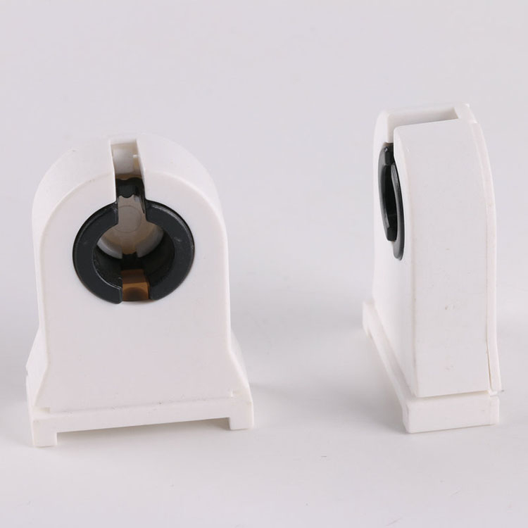 Factory Wholesale Supply T8 Fluorescent lightpholder Lamp Holder Pc Flame Retardant Lamp Aging Lamp Bracket Head