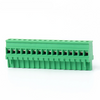 Horizontal wiring screw connect plug-in plug terminal 2EDGKA-5.08 2EDGKB-5.08mm Copper contact plug male terminal block connector