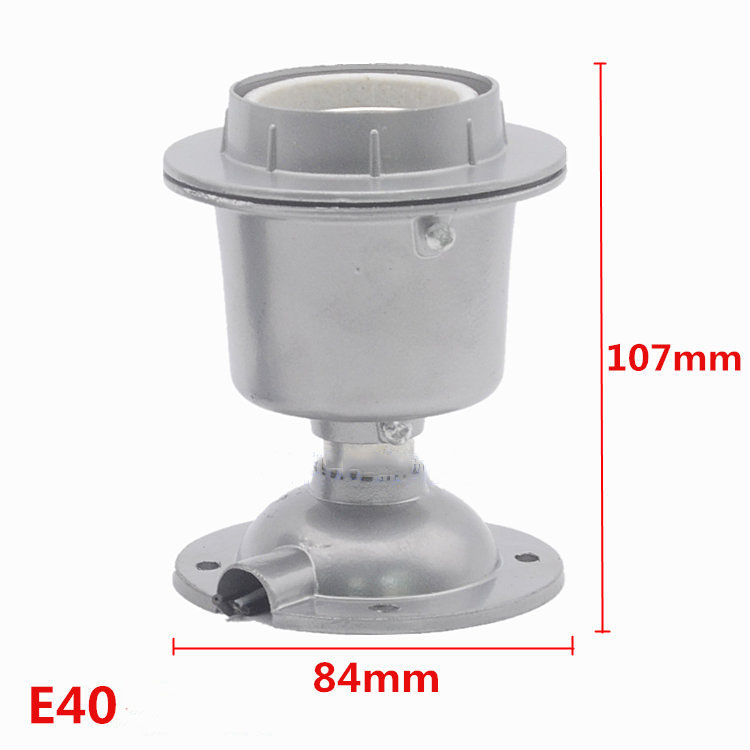 E27 E40 Explosion-proof Waterproof Screw Lamp Holder Aluminum Lamp Holder High Bay Light Factory Room Spotlight Lighting Fixture