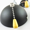 Pull Rope Switch Box Semi-circular Ceiling Seat with Pull Wire Fan Lamp Lighting Accessories