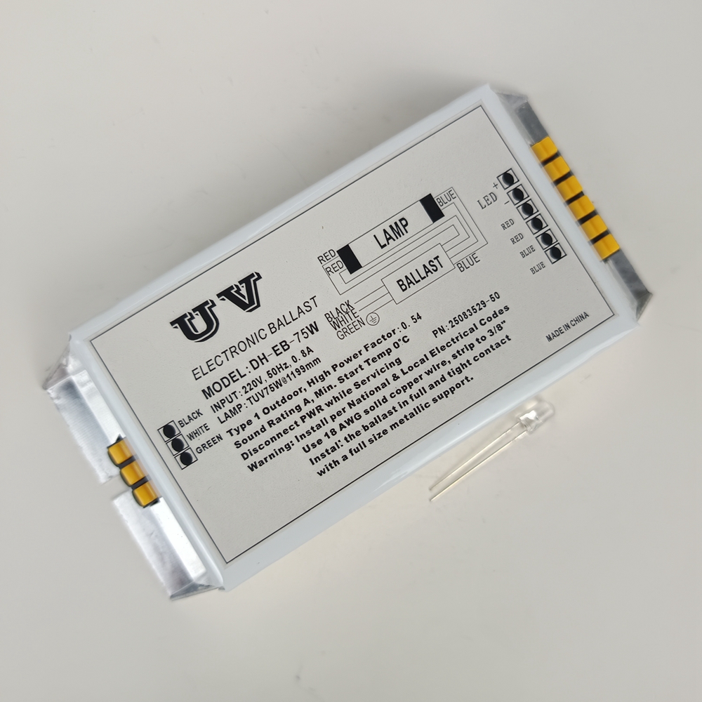 EB-75W Uv Germicidal Ballast TUV75W@1199MM 220v Uv 75w Electronic Ballast