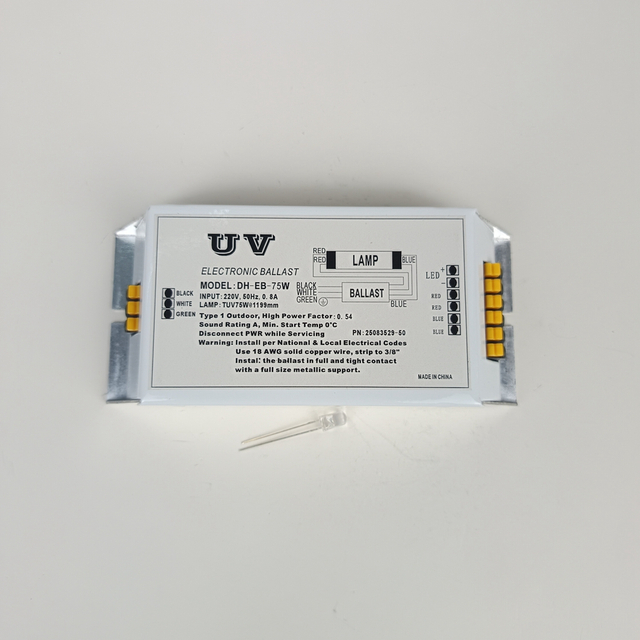 EB-75W Uv Germicidal Ballast TUV75W@1199MM 220v Uv 75w Electronic Ballast