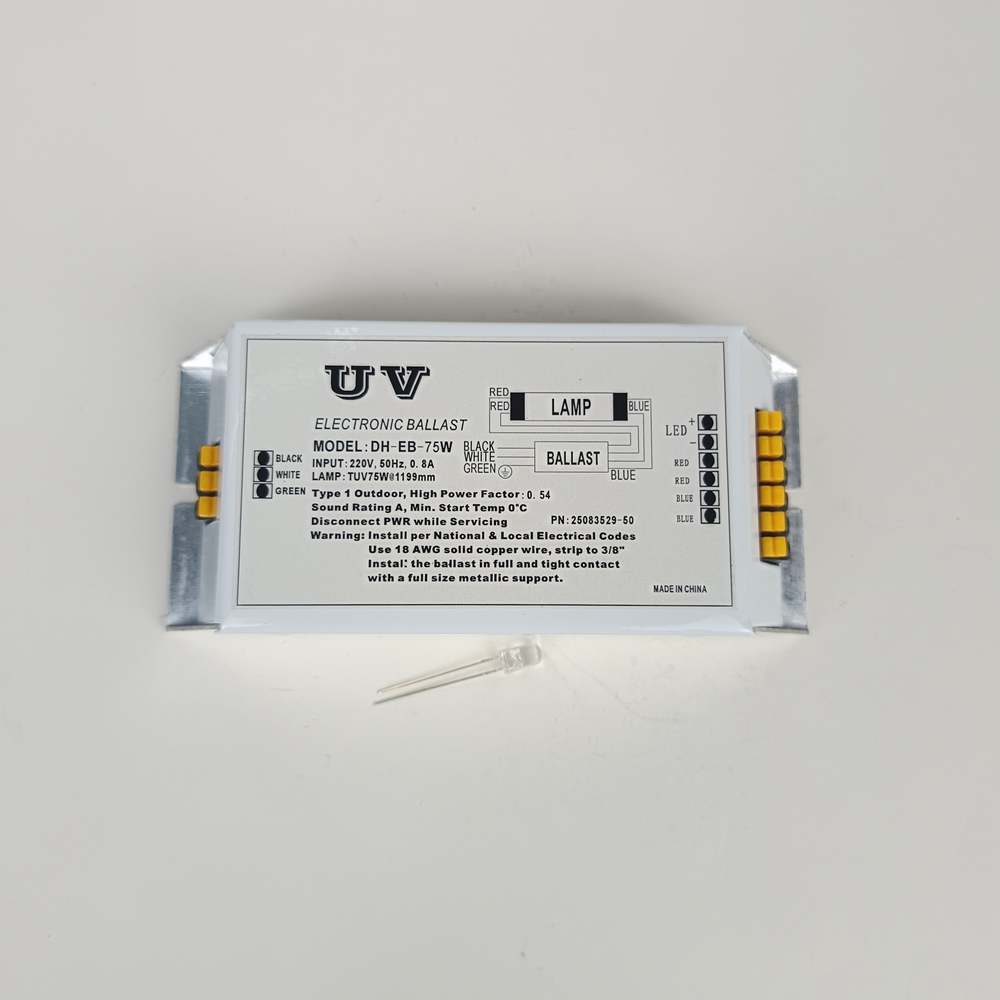 EB-75W Uv Germicidal Ballast TUV75W@1199MM 220v Uv 75w Electronic Ballast
