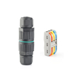 IP68 Spring Wiring Waterproof Connector CDF-200/3 Three Core Wire Outdoor Lighting Terminal Connector