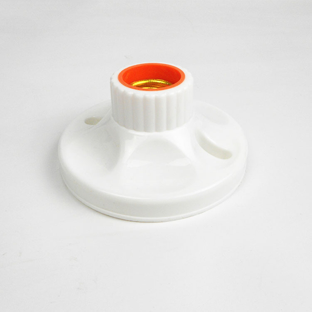 Factory Wholesale 120mm Lamp Holder E27 Thread Flat Lamp Holder LED Copper Column Wiring Light Socket