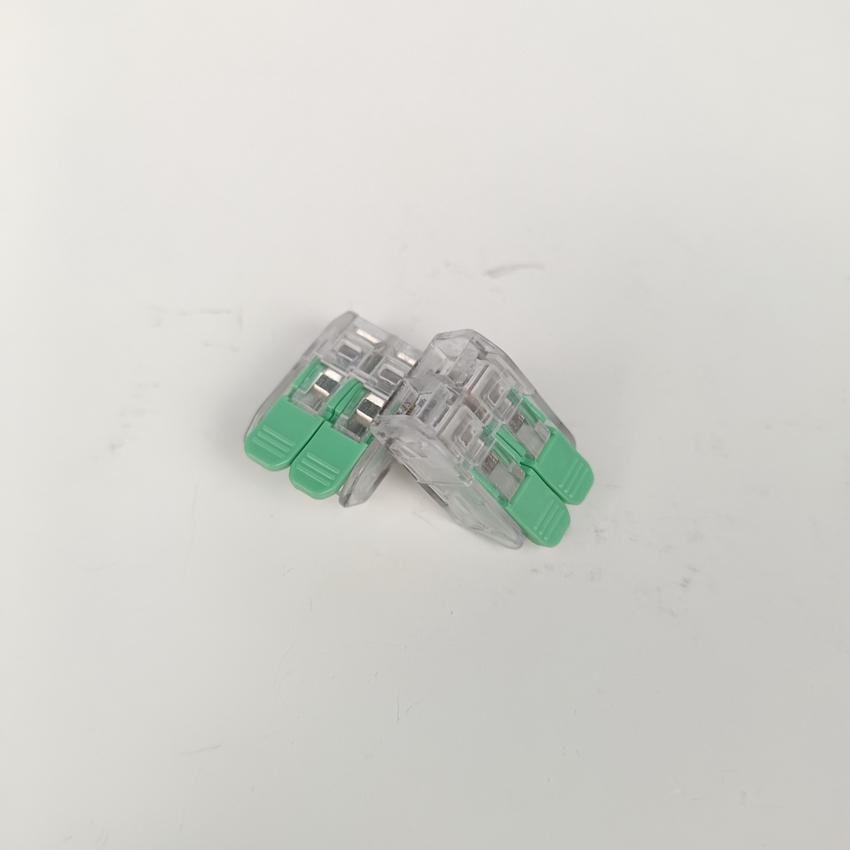 UL Listed DIY 1 in 1 Out Joint End Replace Wago 221-412 Junction Box Power Cable Fast Lever Nut Connector