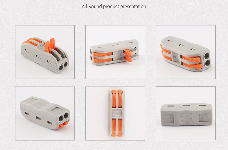 Replace Wago DIY Lever Nut Color Button 2 in 2 Out 3 in 3 Out Wire To Wire Junction Box Ceiling Lighting Fast Wire Connector PCT-2-2 PCT-2-3