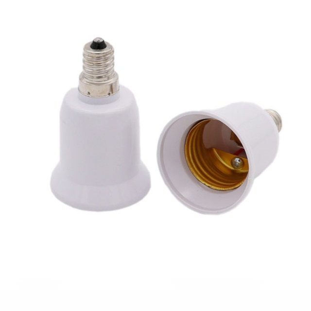 Factory Direct Sale E12 to E27 E12-e27 Led Lamp Holder Conversion Lamp Holder Adapter Extension Lamp Holder