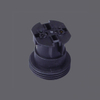 Manufacturers Supply E27 Irregular Plastic Lamp Holder