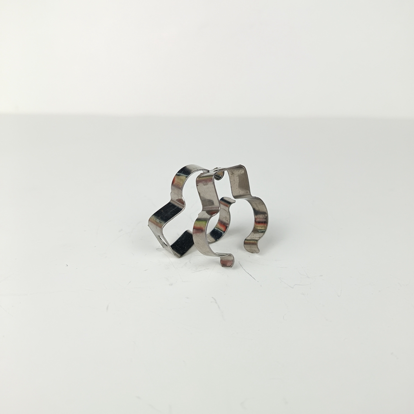 H Type Stainless Steel 201 Pipe Clamp Tubing Clip Tube Lamp Tube Clamp Lighting Accessory