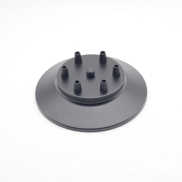 Restaurant Ceiling Lamp Perforated Locking Buckle Ceiling Plate Base Straight Side Disc Lighting Fittings