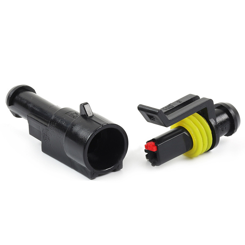 1-hole Automotive Waterproof Connector for Xenon Lamp Wiring Harness Connector for HID Male-female Plugs DJ7011-1.5-11/21