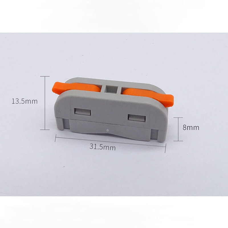  PCT-2-1M 1 Position Splice type Quick Connector One in One out Electrical Wire Splicer Connector