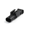 DJ7027B-1.2-11/21 Waterproof Connector 2-pole Wiring Plug Male-Female Connection Terminal 0-2208915-1